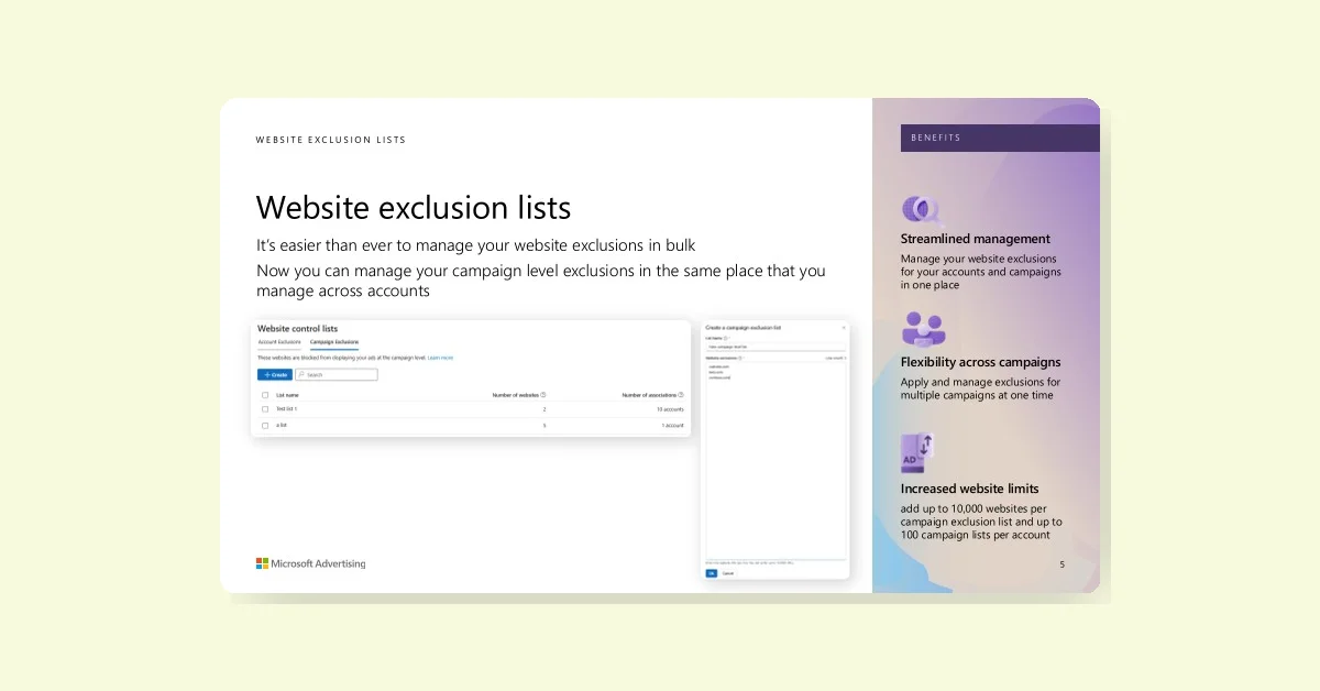 Microsoft Advertising Adds New Controls and Reporting for Audience and Search Ads