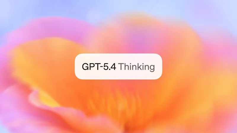 OpenAI Launches GPT-5.4 with Advanced Reasoning Coding and Computer Use