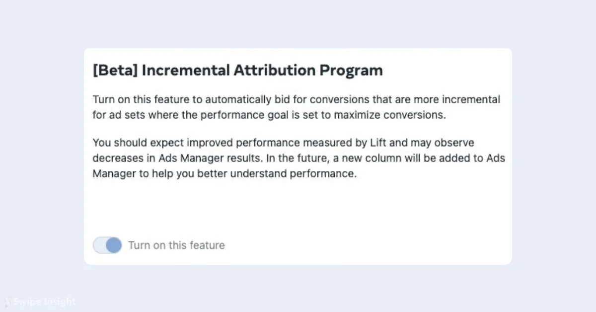 Meta Introduces Incrementality Optimization for Sales Campaigns