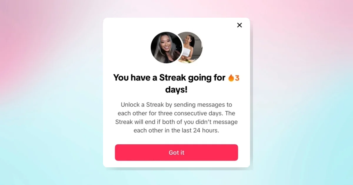 TikTok Tests Snapchat-Style 'Streak' Feature to Boost Private Messaging
