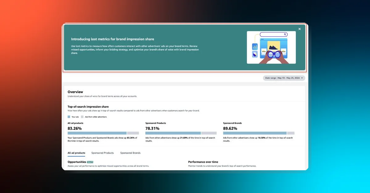 Amazon Unveils New Brand Impression Share Metrics to Boost Ad Visibility and ROI