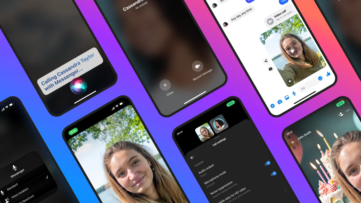 Meta Enhances Messenger with AI Backgrounds and Advanced Calling Features