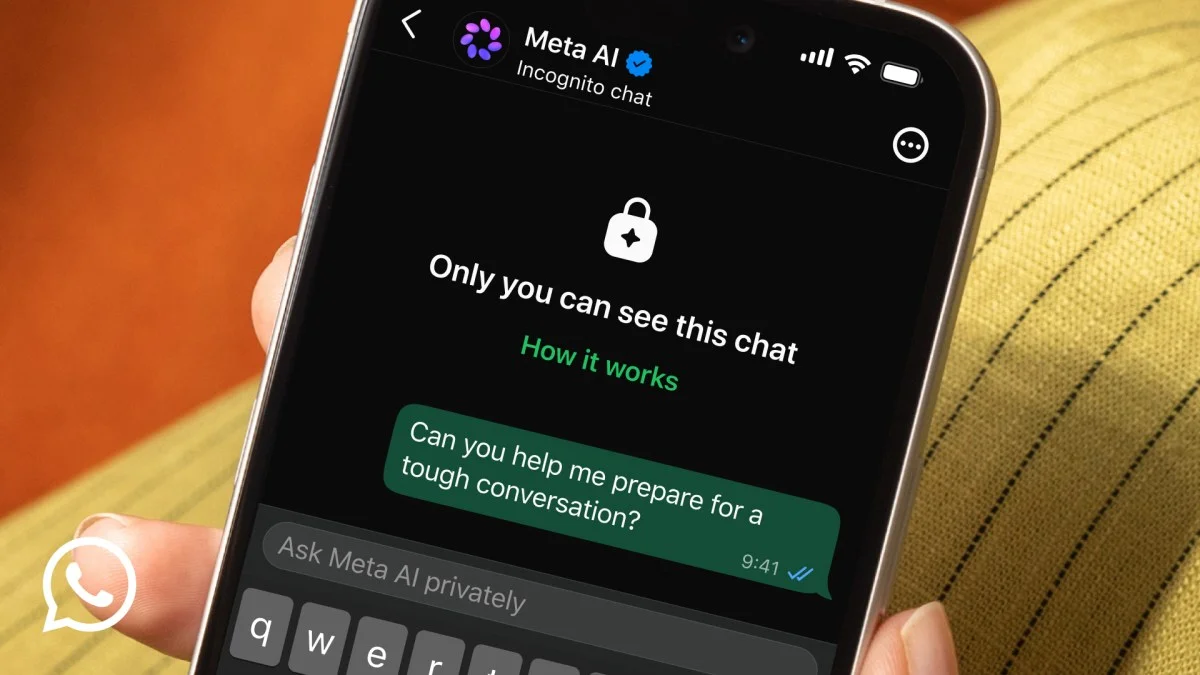 Incognito Chat offers fully private conversations with Meta AI invisible to others