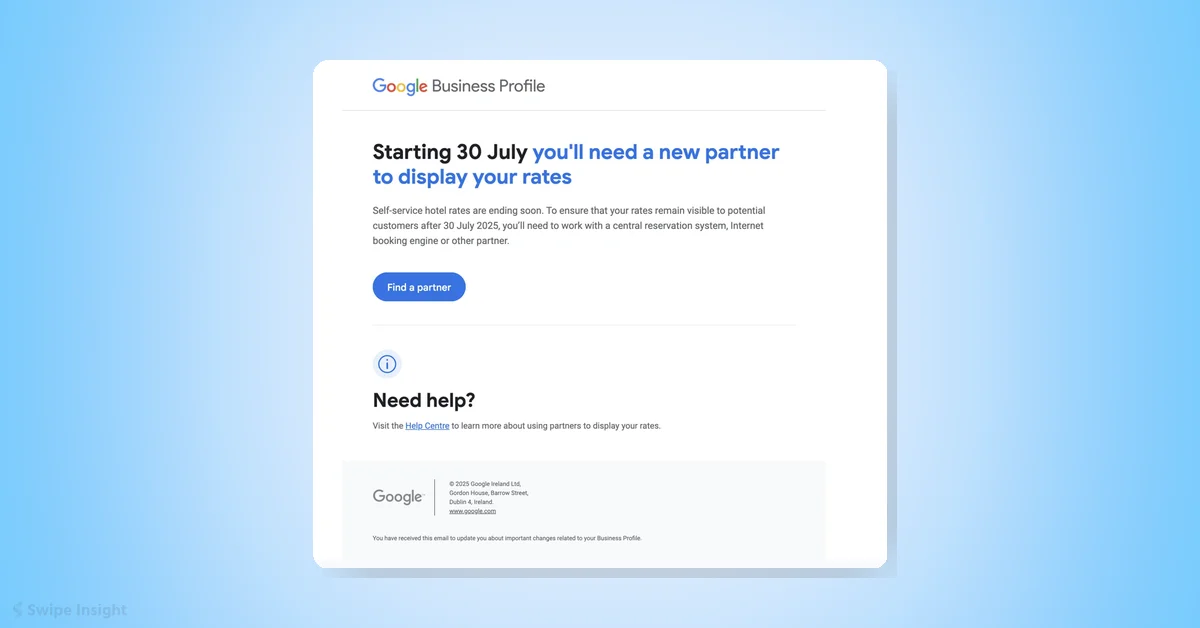 Google Ends Self-Service Hotel Rate Management for Hotels