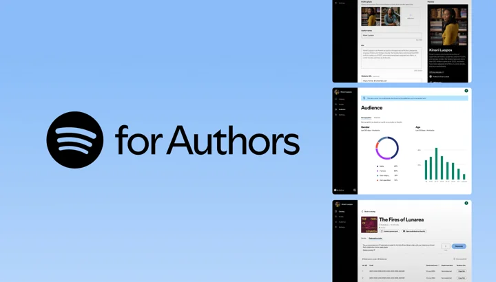 Spotify Launches Spotify for Authors, New Tools for Audiobook Authors and Publishers