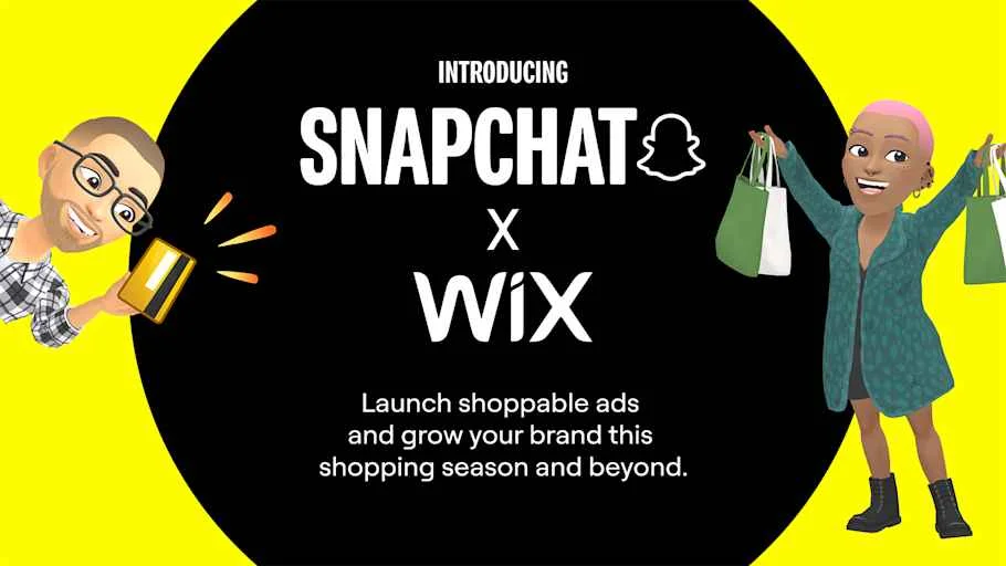 Snapchat and Wix launch integration for easy ad campaigns by SMBs