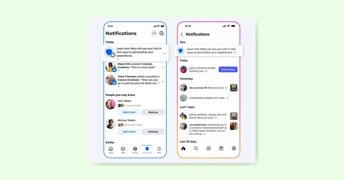 Meta Uses AI Interactions to Personalize Ads and Content Recommendations