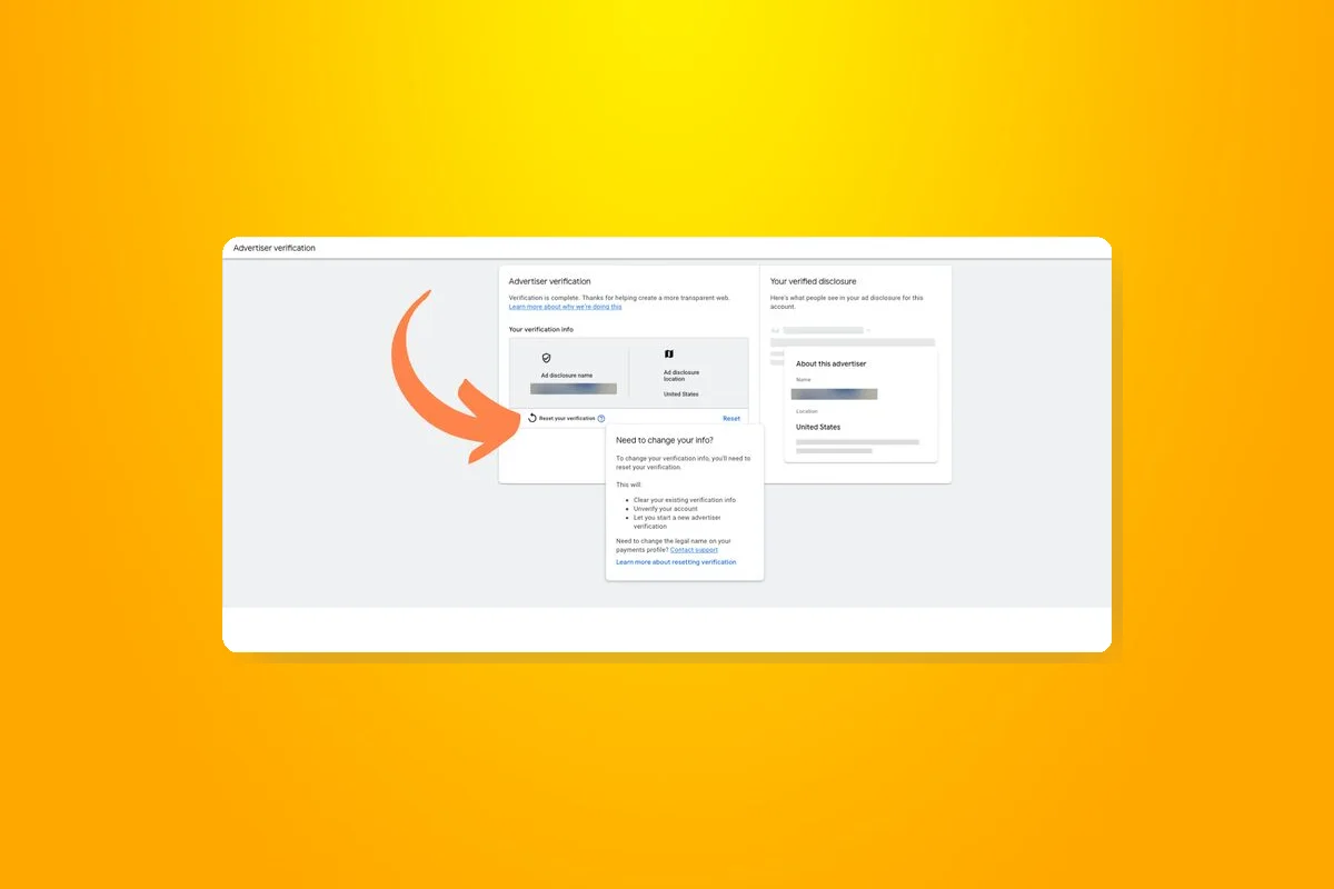 Google Ads Update: Clear Verification Info, Unverify Account, Start New Verification