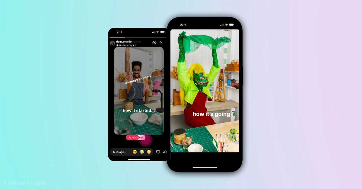 TikTok Launches Flip Stories Feature