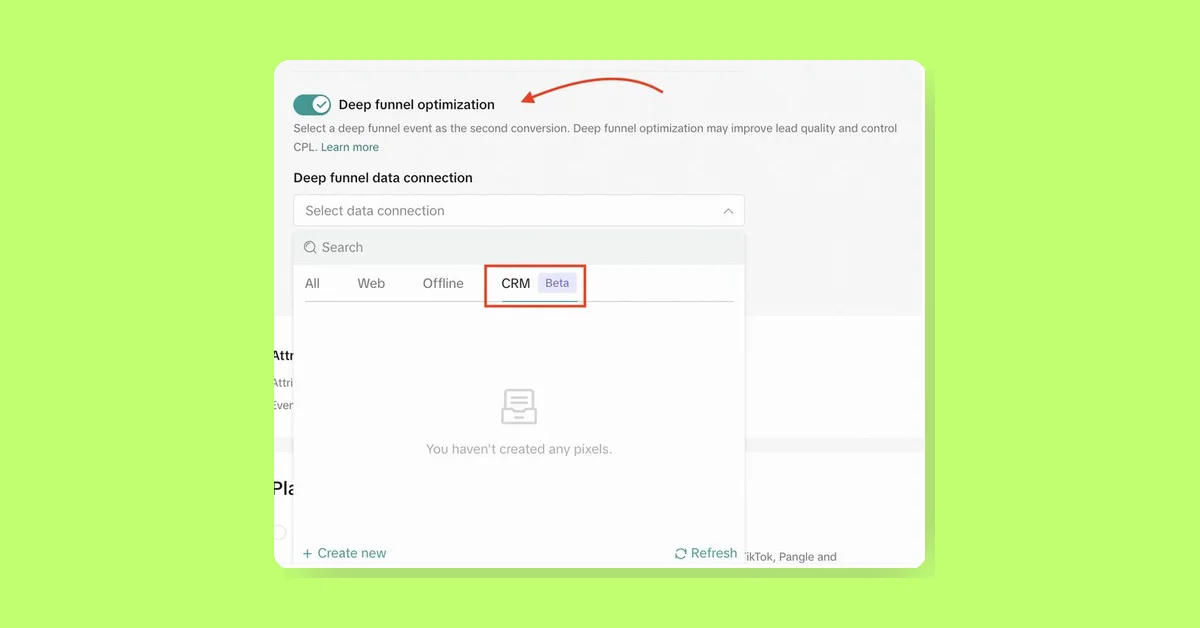 TikTok Launches CRM Based Deep Funnel Data Connection Beta for Ads