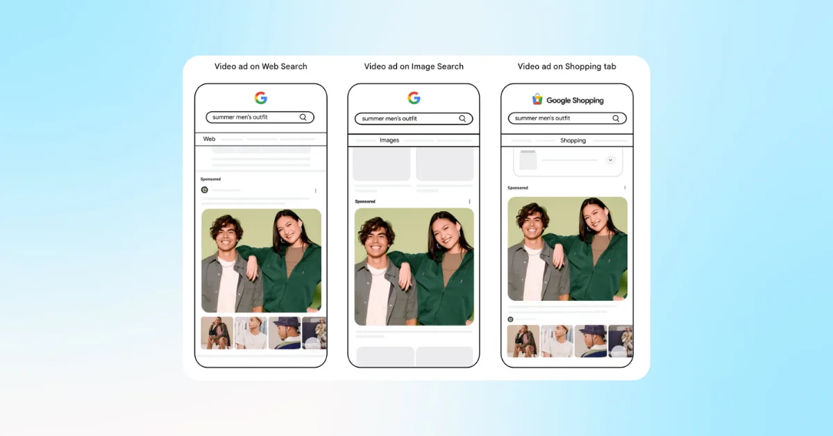 Google launches new video ads across Search Image and Shopping surfaces