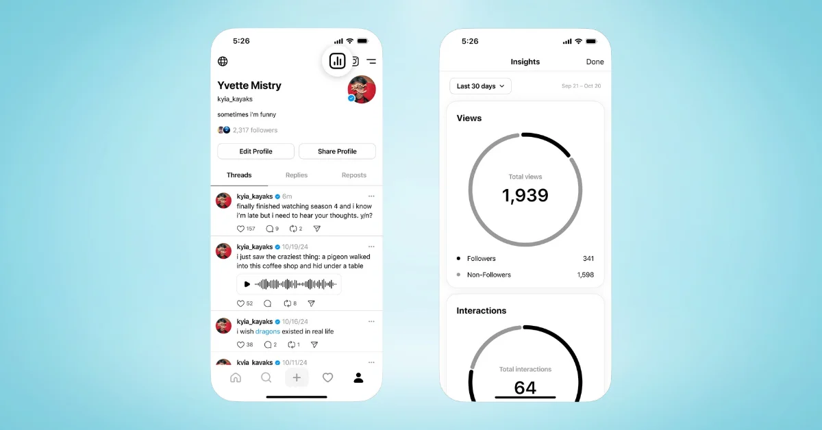 Threads Expands Analytics with New Mobile Insights Feature