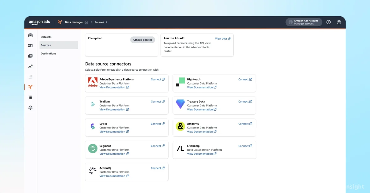 Amazon Launches Ads Data Manager for Streamlined First-Party Data Management