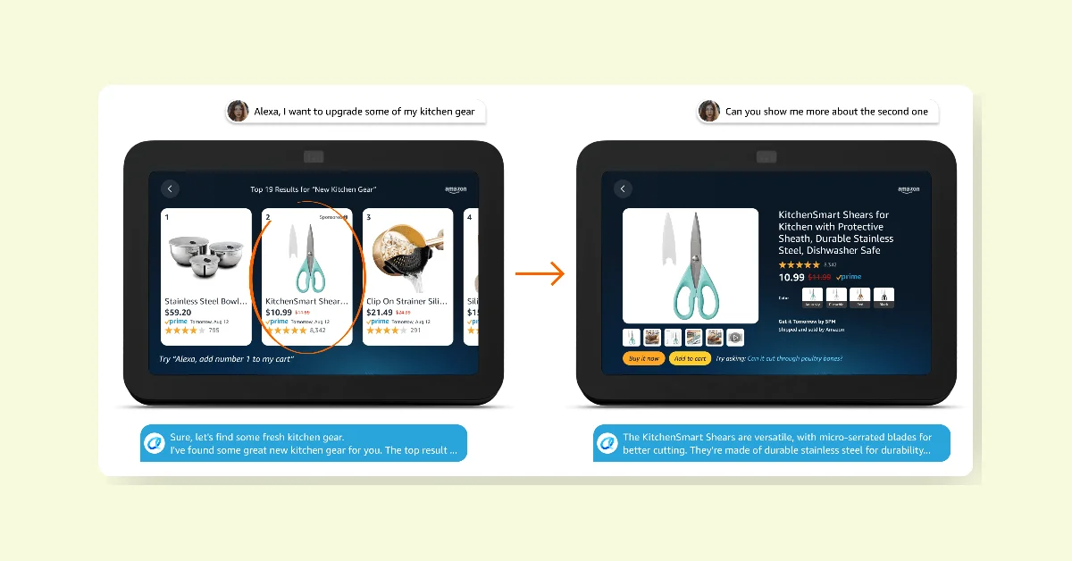 Alexa Plus launches Sponsored Products in conversational shopping on Echo Show