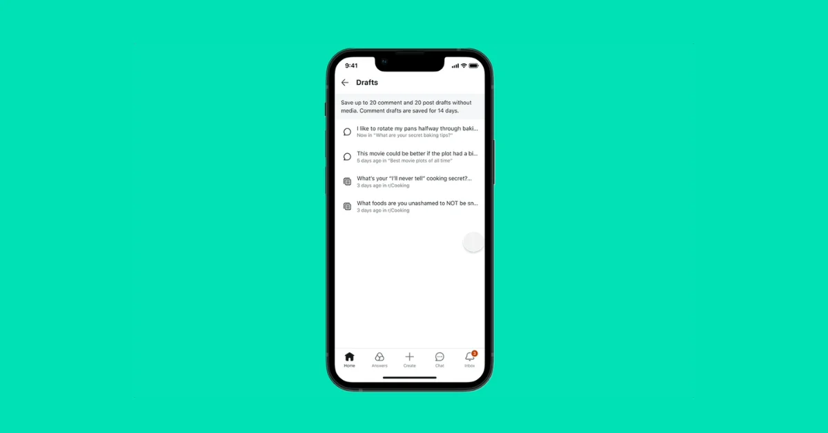 Reddit Adds Comment to Post Sharing Comment Analytics and Draft Saving