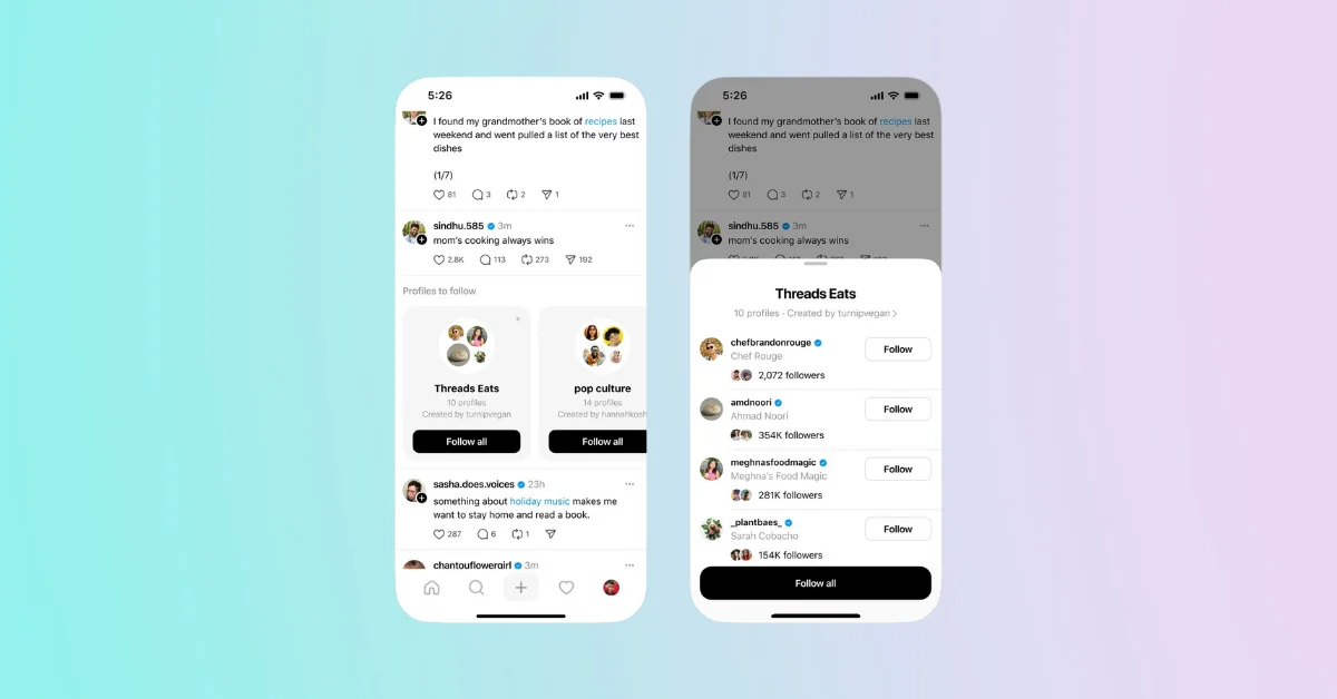 Threads Introduces New Custom Lists for Enhanced User Discovery