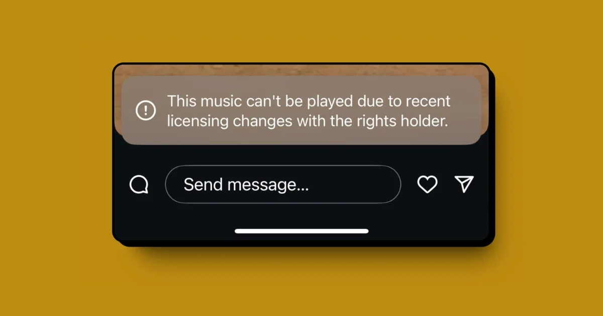 Instagram Stories Face Music Licensing Changes