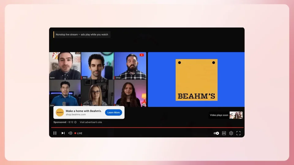 YouTube Introduces Side-by-Side Ads, Expands Voice Replies, and Rolls Out Google Lens for Shorts