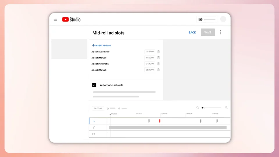 YouTube removes revert to original feature and updates midroll ad system