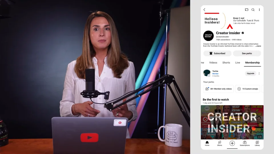 YouTube Introduces Gifts System and Updates Member Hub Experience