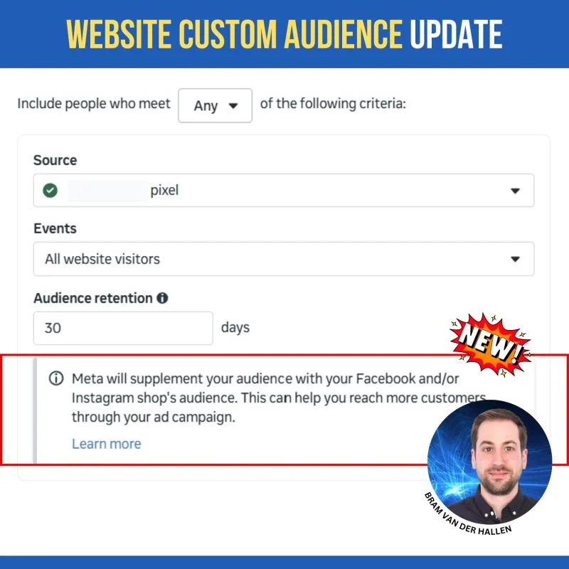 Meta updates Custom Audience to include Facebook and Instagram shop interactions