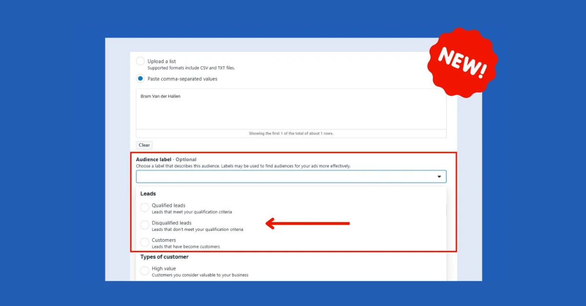 Meta Introduces Lead Quality Labels for Customer List Upload
