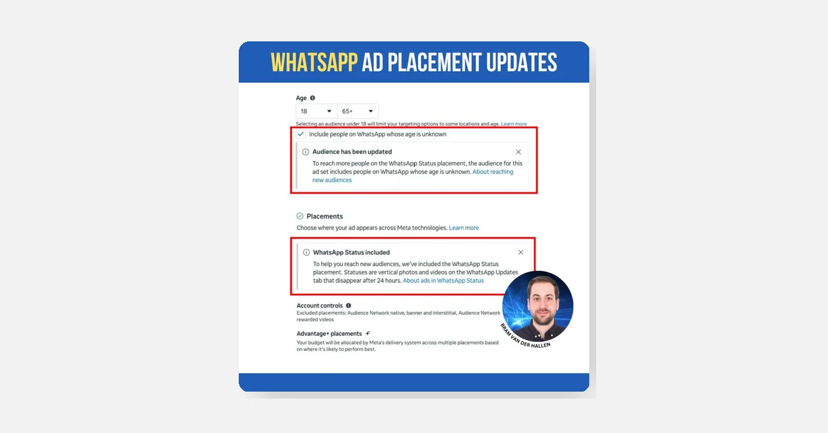 Meta rolls out WhatsApp Status ads with auto-placement and broader audience reach