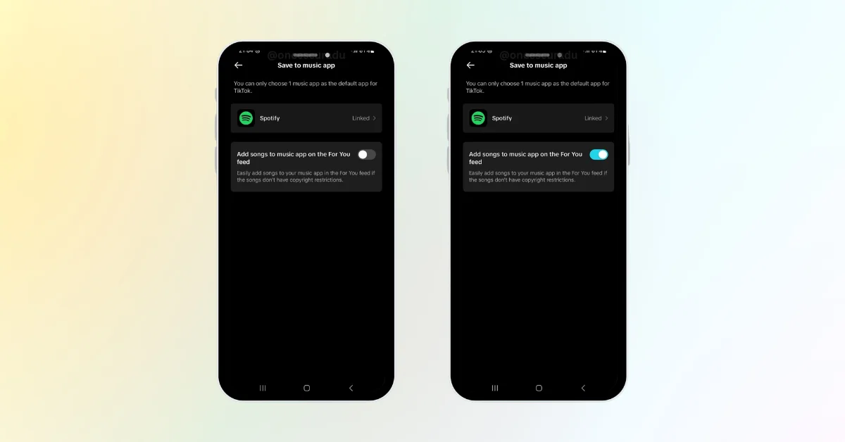 TikTok Introduces Music Streaming Integration for For You Feed