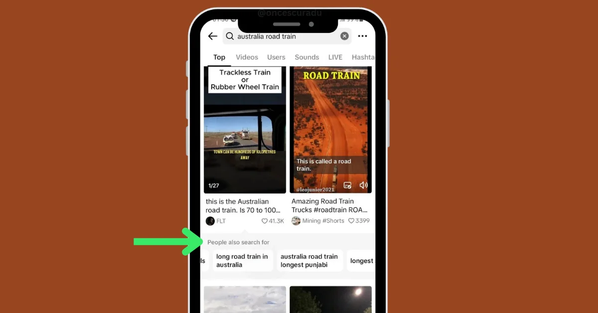 TikTok Testing 'People Also Search For'