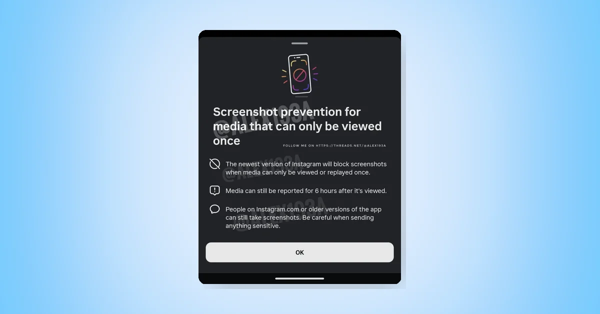 Instagram Considers Blocking Chat Screenshots for Enhanced Privacy