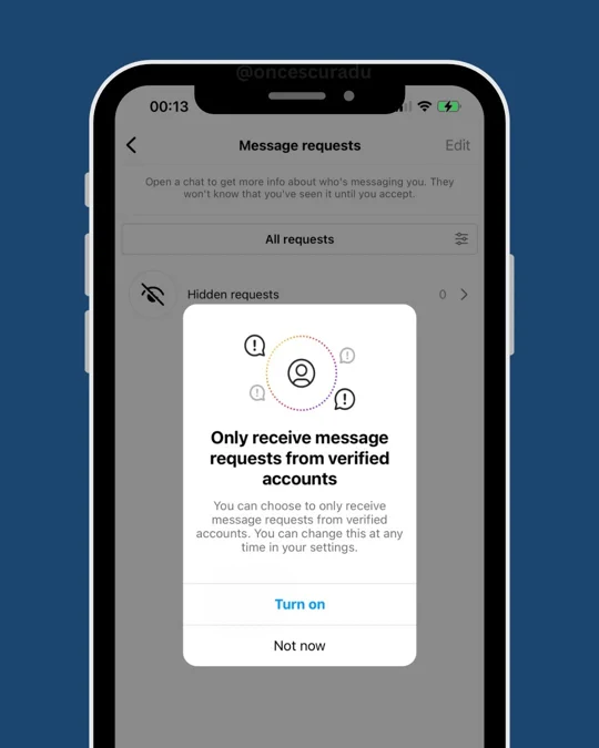 Instagram Users Can Now Receive Message Requests Only from Verified Accounts