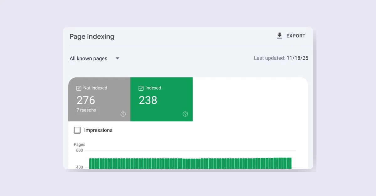 Google warns of delays in Search Console Page Indexing report but indexing unaffected