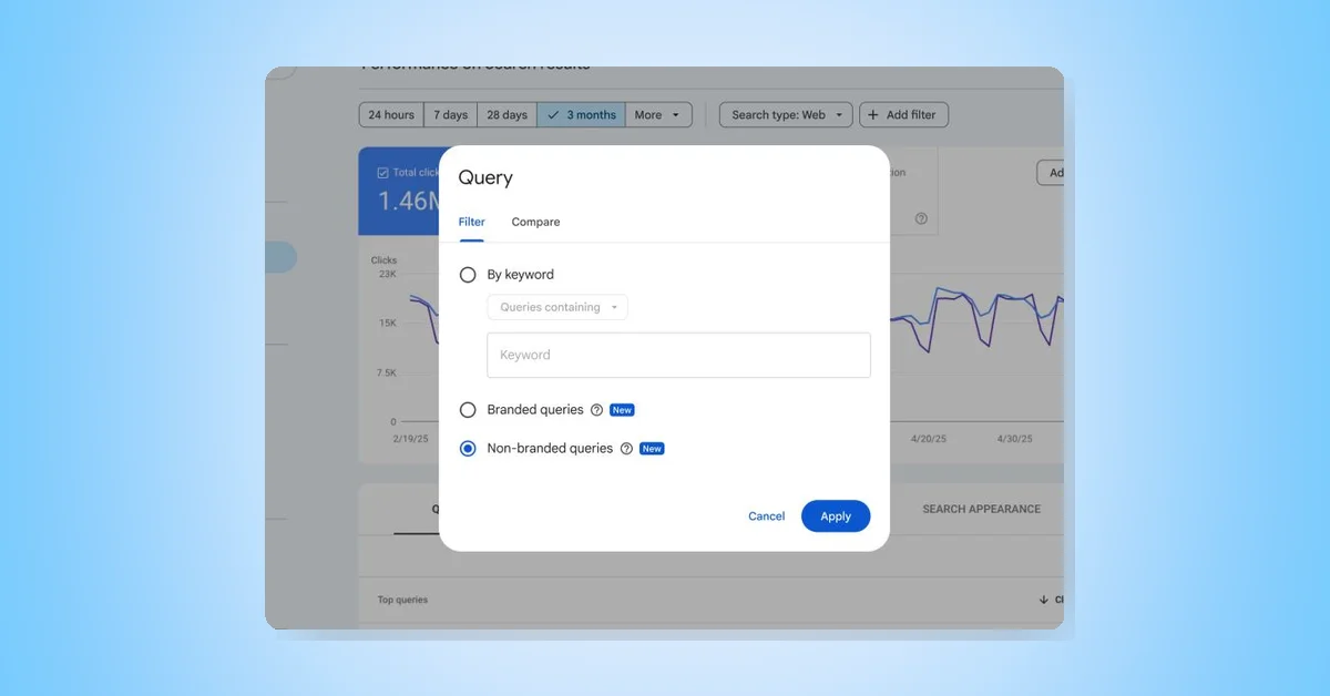Branded Queries Filter Now Available to All Eligible Sites in Search Console