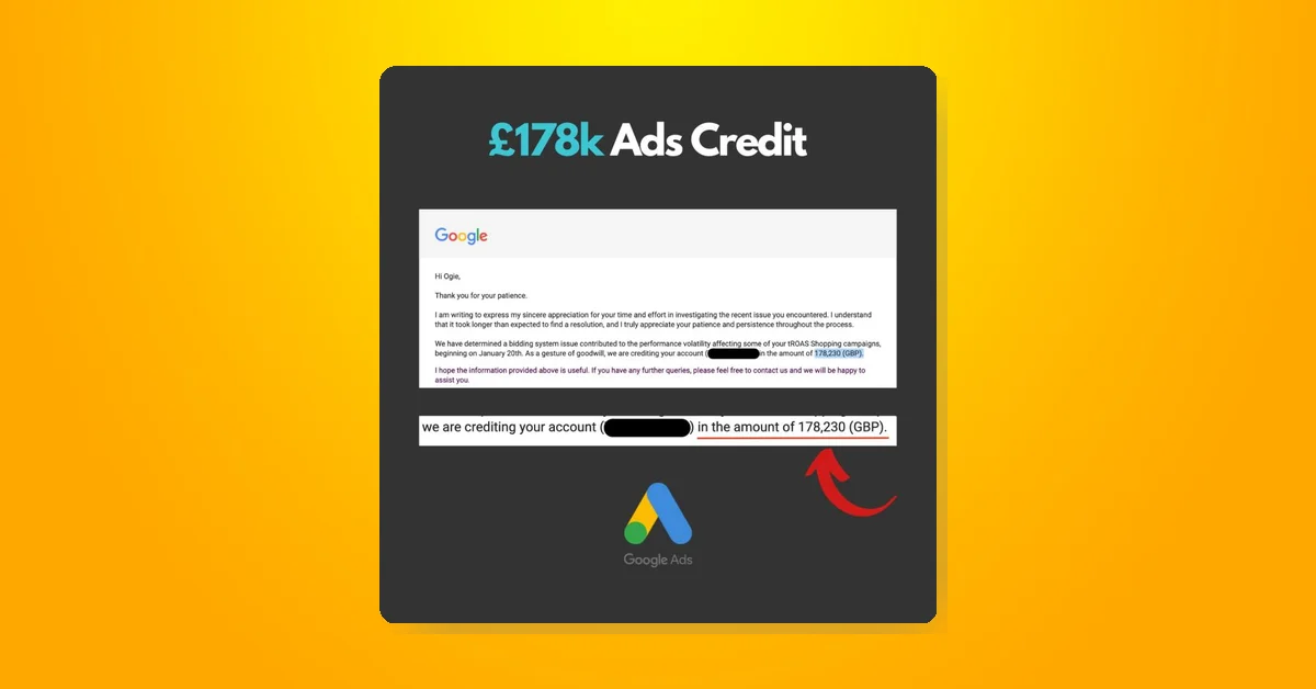 eComm Client Receives £178,230 Refund from Google After Bidding System Issue