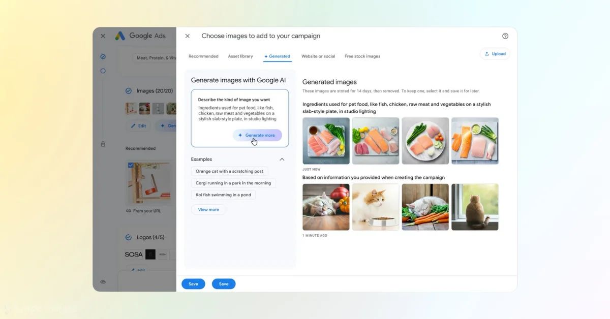 Google Ads AI image editor Now Pulls Images Directly from Merchant Center