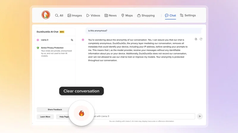 DuckDuckGo Launches Anonymous AI Chat that Don't Train on Your Data