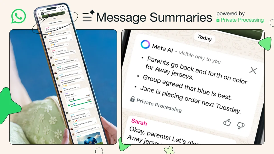 WhatsApp launches AI Message Summaries for private group chat catch-ups
