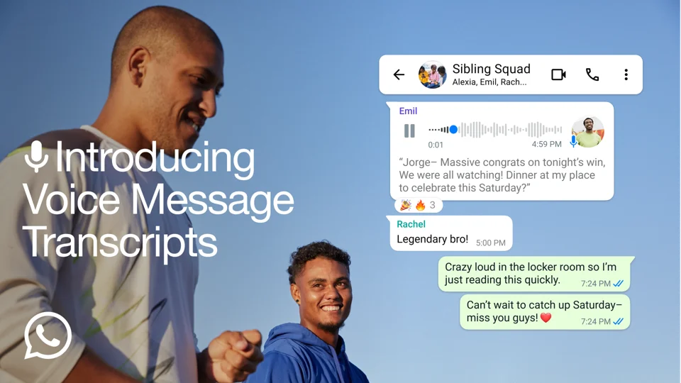 WhatsApp Introduces Voice Message Transcripts for Easier Communication on the Go
