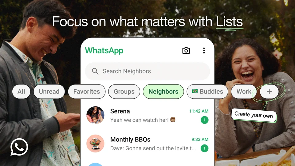 WhatsApp introduces Lists for custom chat filters
