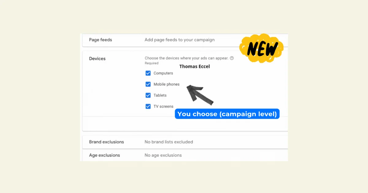 Google Performance Max Now Offers Device Control at Campaign Level