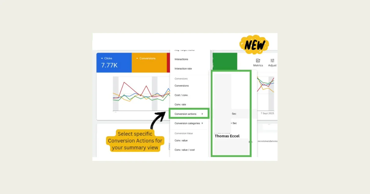Google Ads improves Summary View with customizable conversion reporting