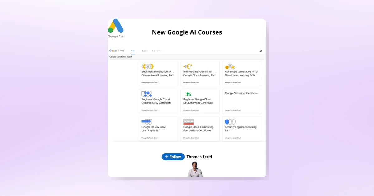 Google Launches Free AI Courses on Google Cloud Skills Boost