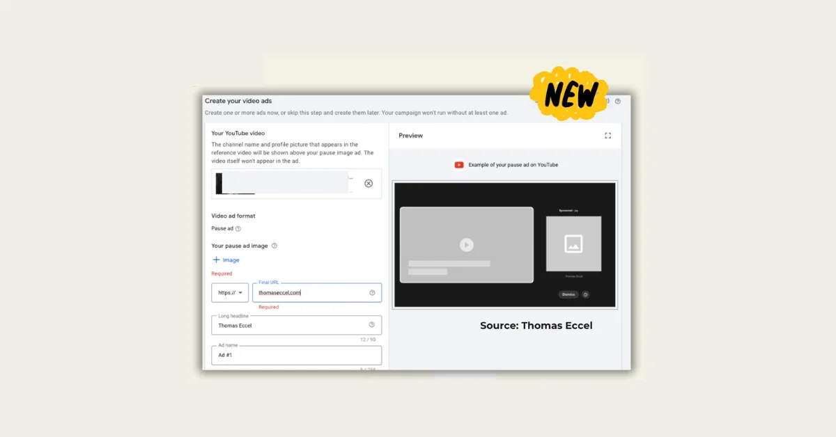 Pause Ads Now Available in Google Ads UI for Connected TV and YouTube Mobile