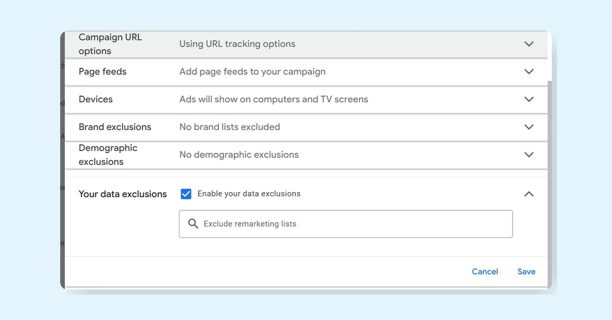Google PMax Launches Your Data Exclusions Feature to Exclude First Party Data