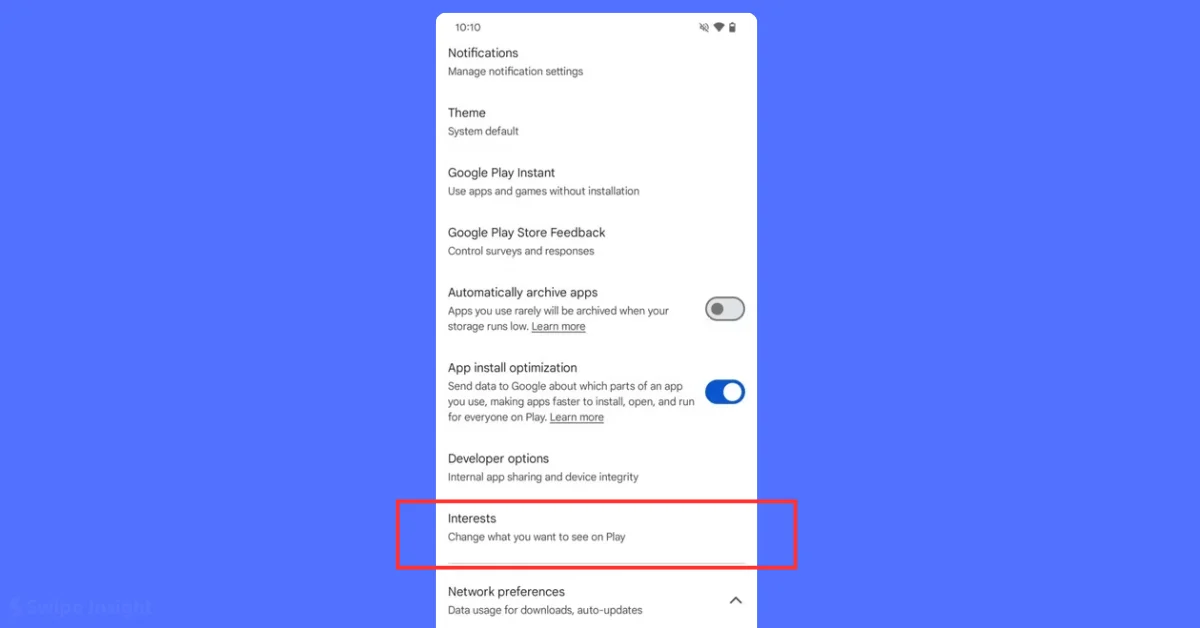 Google Play Store Introduces 'Interests' for Personalized App Recommendations