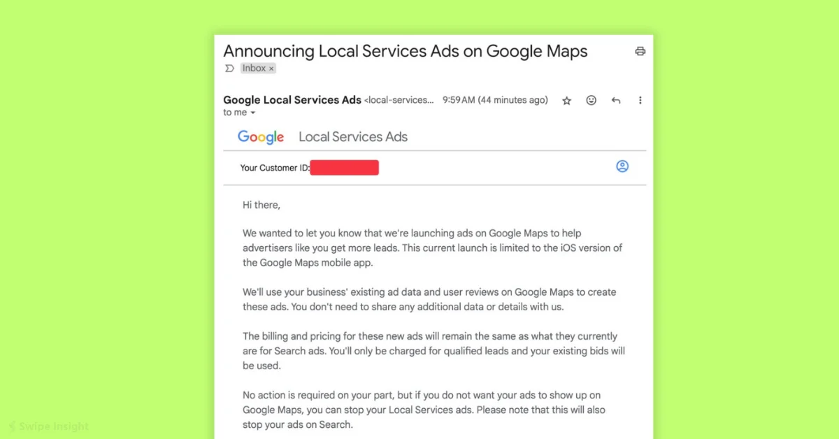 Google Local Service Ads to Appear on Google Maps iOS