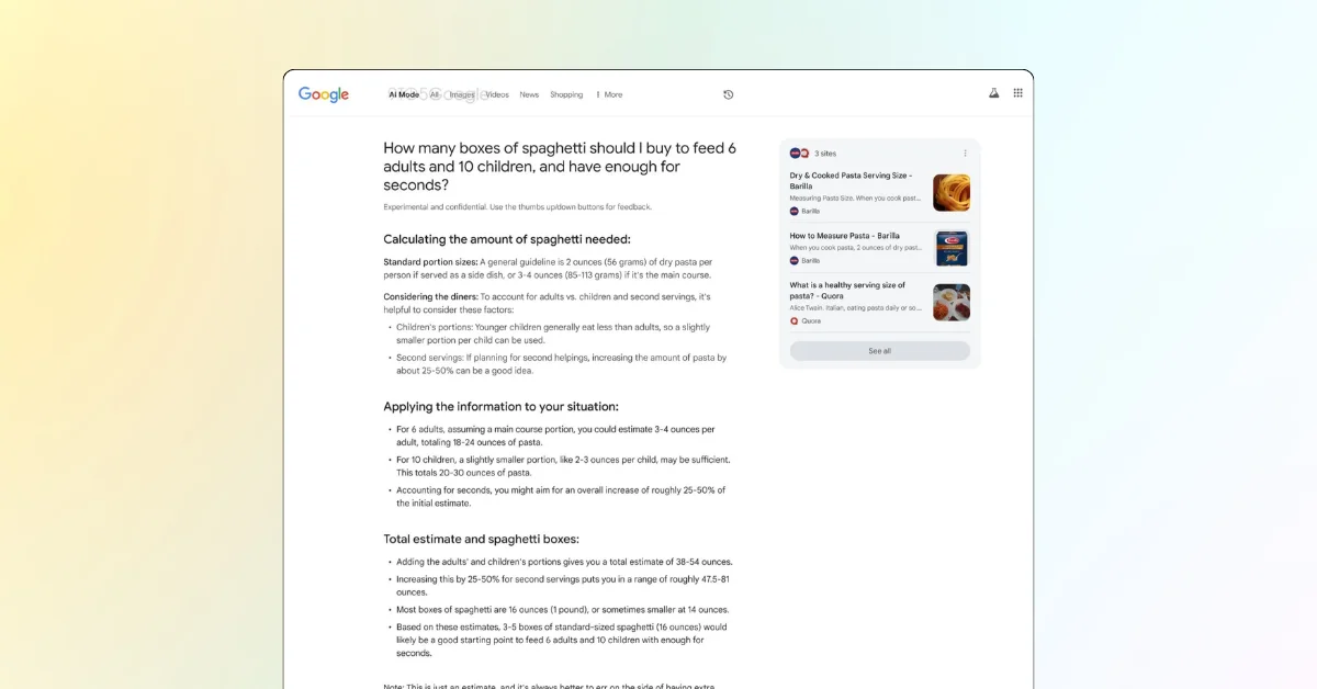 Google tests new AI Mode for Search to enhance exploratory queries and responses