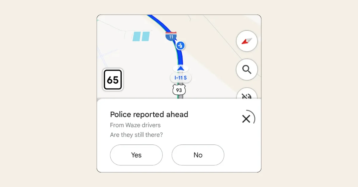 Google Maps Now Shows Waze Incident Reports