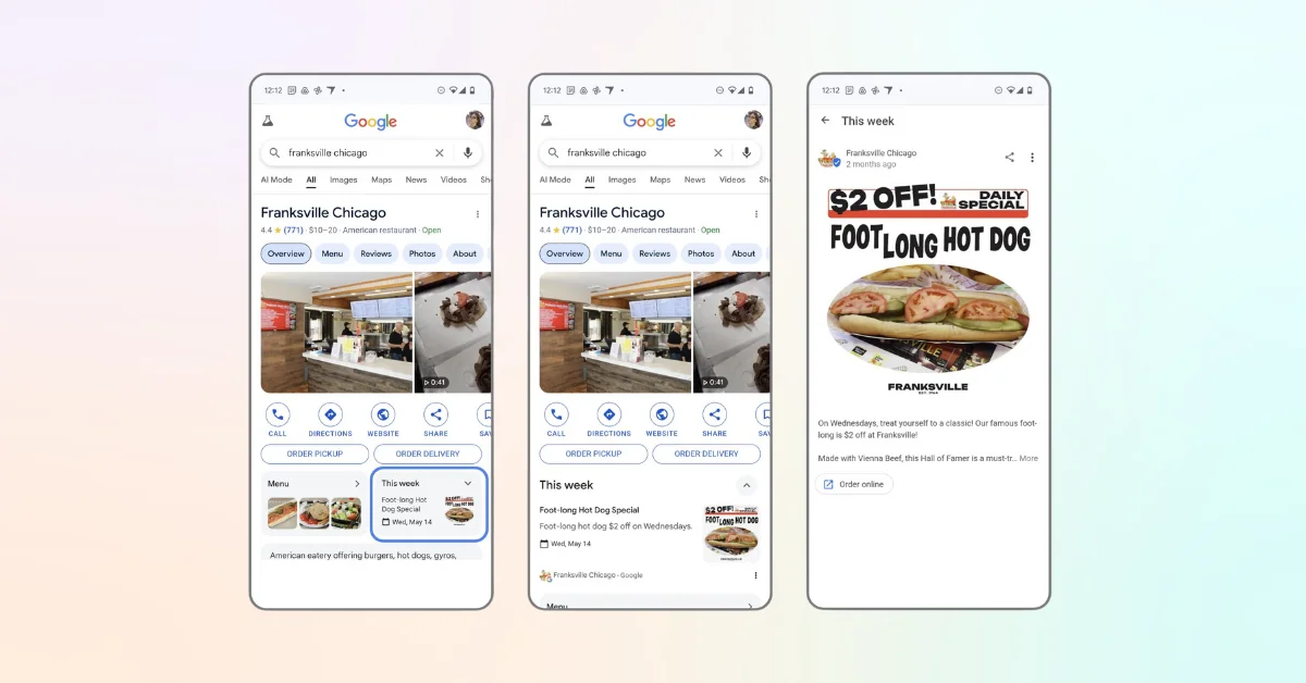 Google Launches What's Happening Feature for Business Profiles to Promote Events