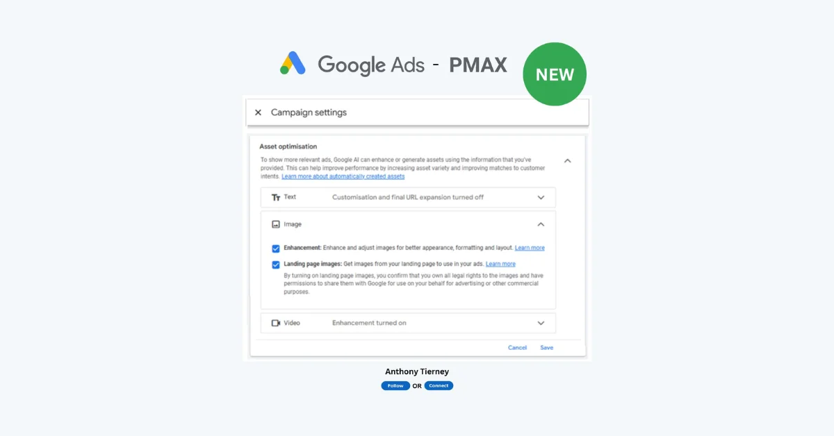 Google Ads auto opts in advertisers for risky PMAX image feature